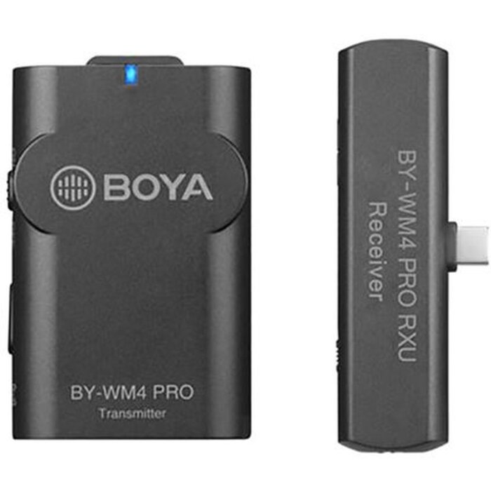 Boya BY-WM4 Pro-K5 Microfon Lavalier fără fir 2,4 GHz USB-C pentru Android