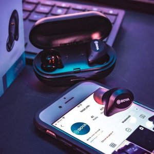 Boya BY-AP1 Căști in-ear Bluetooth negru