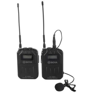 Boya UHF Dual Lavalier Microfon fără fir BY-WM6S