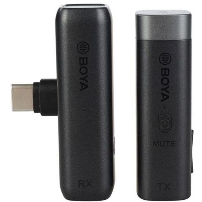 Boya BY-WM3U Tie Microfon fără fir USB-C cu frecvență de 2,4 GHz Carcasă de încărcare