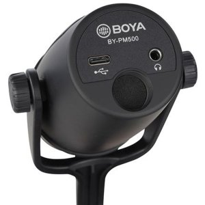 Boya BY-PM500 USB microfon de studio condensator cardioid omnidirecțional, inclusiv accesorii