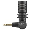 Boya BY-M110 Microfon mini-condensator TRRS 3.5mm Omnidirecțional 180° rotativ