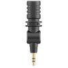 Boya BY-M110 Microfon mini-condensator TRRS 3.5mm Omnidirecțional 180° rotativ