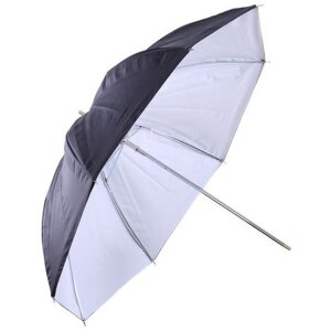 Falcon Eyes umbrelă reflectorizantă UR-60WB alb-negru 152 cm