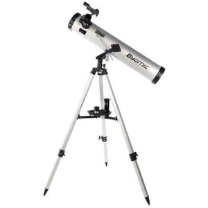 Telescop reflector entry-level Byomic 76-700 argintiu cu...