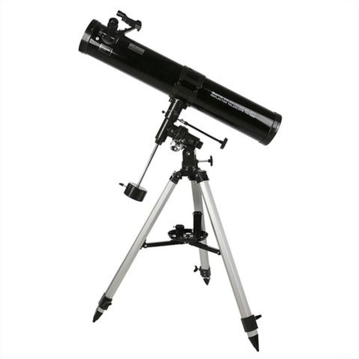 Telescop reflector Byomic G 114-900 EQ-SKY Astronomie pentru începători Negru