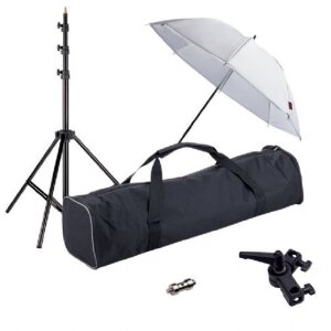 Set umbrelă reflex Linkstar Strobist UK-84T cu trepied și...