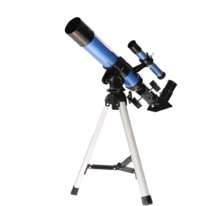 Byomic Junior Telescope 40-400x Astronomie începător albastru cu trepied