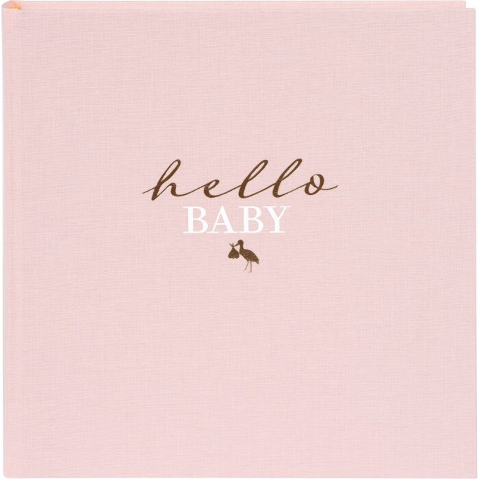 Goldbuch album pentru copii hello.baby rosé 30x31 cm 60 pagini albe