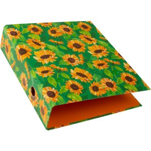 Goldbuch dosar motiv Verde floarea soarelui mecanism cu 2 inele 8 cm coloană vertebrală DIN A4