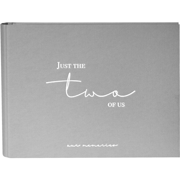 Goldbuch photo guestbook just the two of us gri 29x23 cm 50 pagini albe