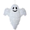 Clayre & Eef 65501 Decorațiune de perete Ghost 32x3x37 cm Alb