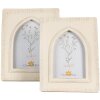 Clayre & Eef 2F1077 Cadru foto 17x2x22 cm / 10x15 cm Bej