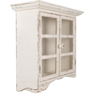 Clayre & Eef 5H0662 Dulap de perete alb 56x23x69 cm -...