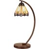 LumiLamp 5LL-6354 Lampă de masă Tiffany Ø 20x57 cm E27/max 1x60W Bej