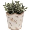 Clayre & Eef 6CE1672M Decorațiune ghiveci de flori Ø 16x15 cm bej albastru