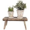 Clayre & Eef 6H2313 Măsuță pentru plante maro 38x17x17 cm Design elegant