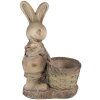 Clayre & Eef 6MG0031 Ghiveci de flori maro bej 38x22x49 cm Decorațiune