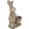 Clayre & Eef 6MG0031 Ghiveci de flori maro bej 38x22x49 cm Decorațiune