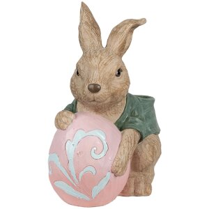 Clayre & Eef 6PR4050 Ghiveci de flori Rabbit Brown...