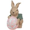 Clayre & Eef 6PR4050 Ghiveci de flori Rabbit Brown Green 27x16x30 cm