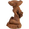 Clayre & Eef 6PR4069 Suport lumânare Angel Brown 7x7x12 cm