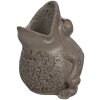 Clayre & Eef 6PR5059 Ghiveci de flori Broască Decorație 19x18x23cm Gri