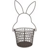 Clayre & Eef 6Y5488 Coș Rabbit Brown Ø 15x34 cm