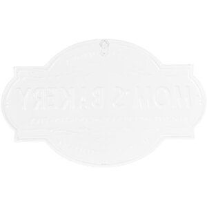 Clayre & Eef 6Y5496 Text sign alb 48x1x30 cm -...