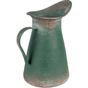 Clayre & Eef 6Y5498 Ulcior decorativ verde 21x15x25 cm