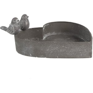 Clayre & Eef 6Y5583 Suport pentru plante gri 19x17x7 cm