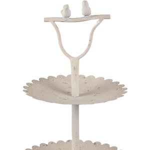 Clayre & Eef 6Y5601 Etagere Vogeldeko Ø 32x51...