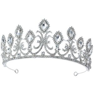 Juleeze JZCR0002 Diadem coroană cristal argint Ø...