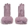 Juleeze JZGL0065LA Doamnelor mănuși Faux Fur Purple One Size