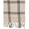 Clayre & Eef KT060.134 Plaid aruncare Bej Negru 125x150cm