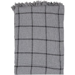 Clayre & Eef KT060.136 Pătură Plaid 125x150cm Gri