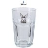 Clayre & Eef RAEGL0004 Pahar de băut iepure Transparent 300ml 7x12cm