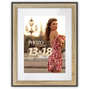 ZEP Cadru foto MDF Roma crem 15x20 cm cu passe-partout...