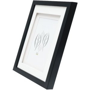 Deknudt S65KK2 Picture Frame negru dublu Passepartout 13x13 cm