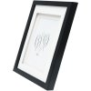 Deknudt S65KK2 Picture Frame negru dublu Passepartout 13x13 cm