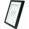 Deknudt S65KK2 Picture Frame negru dublu Passepartout 10x15 cm