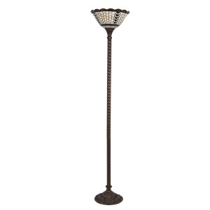 LumiLamp 5LL-6077 Lampă de podea Tiffany Ø 38x186 cm E27/max 1x60W