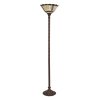 LumiLamp 5LL-6077 Lampă de podea Tiffany Ø 38x186 cm E27/max 1x60W