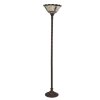 LumiLamp 5LL-6077 Lampă de podea Tiffany Ø 38x186 cm E27/max 1x60W