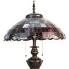 LumiLamp 5LL-6291 Lampă de podea Tiffany Ø 51x166 cm E27/max 3x60W