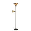 LumiLamp 5LL-6319 Lampă de podea Tiffany Ø 38x178 cm E27/max 1x60W E14/max 1x15W