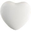 Clayre & Eef 65293 Buton de ușă Heart White Ceramic Ø 4x3/6 cm