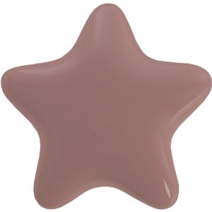 Clayre & Eef 65295 Buton de ușă stea taupe Ø 4x3/6 cm