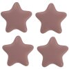 Clayre & Eef 65295 Buton de ușă stea taupe Ø 4x3/6 cm