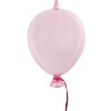 Clayre & Eef 6GL4436 Decorațiune balon suspendat roz Ø 7x14 cm